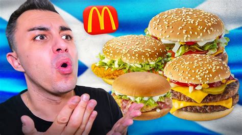 Je Teste Le Mcdo En Écosse Méga Dégustation Youtube