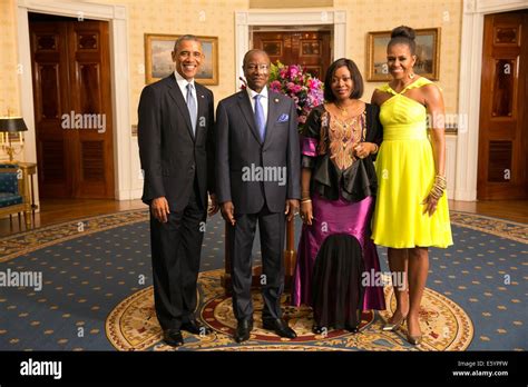 Le Pr Sident Am Ricain Barack Obama Et La Premi Re Dame Michelle Obama