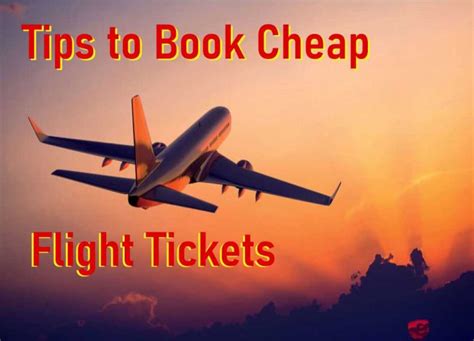 Tips To Book Cheap Flight Tickets Travel Tips