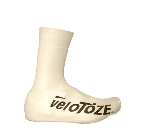 Velotoze Tall Waterproof Aero Overshoes White Ebay