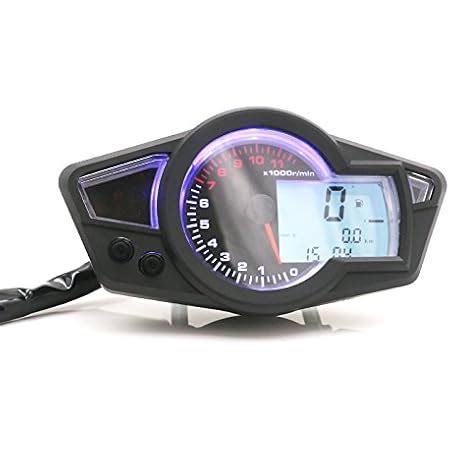 Universal Motorrad Kmh Mph Lcd Digital Tacho Tachometer Kilometerz Hler