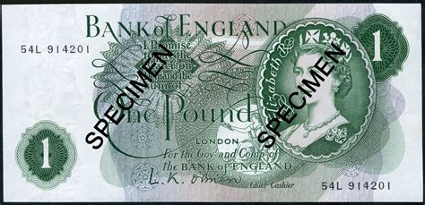 1966 Bank Of England L K O Brien 1 11 ND 17 March 1960 Cons