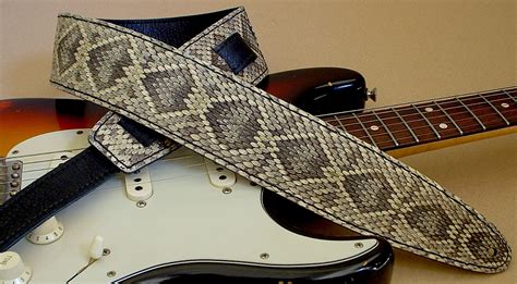 El Dorado Genuine Rattlesnake Guitar Strap Just One Available Update