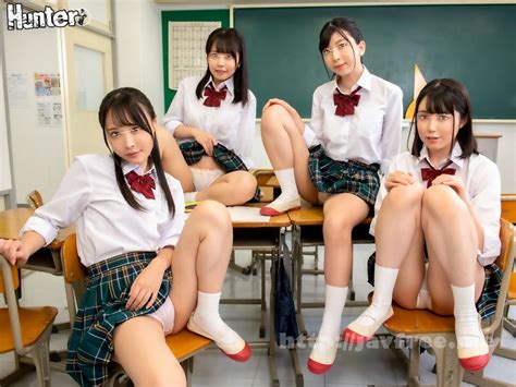 Huntb 467 『ヤメて下さい！授業中ですよ！』去年まで女子校だった学校に転校したら問題児女子だけの特別クラス入り！休み時間、放課後は