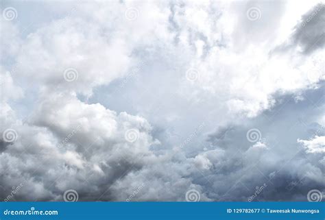 Rain Cloud Before Strom Stock Image Image Of Cloudscape