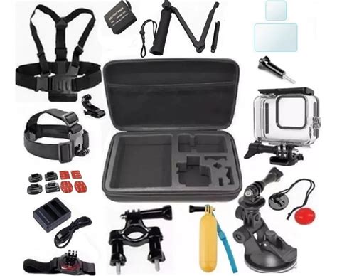 Kit Para Gopro Hero 8 Black Maleta Estanque Tripé Película Frete grátis