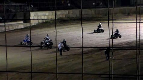 Atv Flat Track Racing At Atchison Ks Speedway Youtube