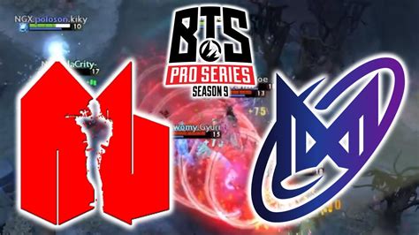 NIGMA GALAXY SEA Vs ARMY GENIUSES CRAZY GAME BTS Pro Series