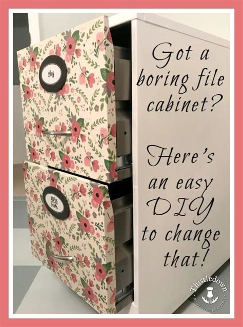 Easy File Cabinet Makeover Organization Tips File Cabinet Makeover