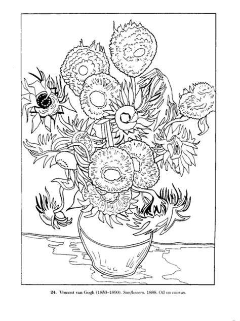 Dover Color Your Own Great Flower Paintings Sanatsal Resimler