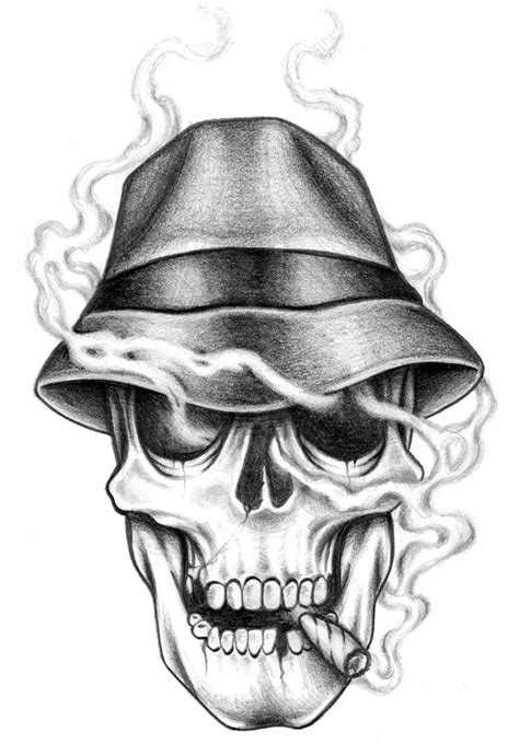 Smoking Skull By Cmtrov74 On Deviantart