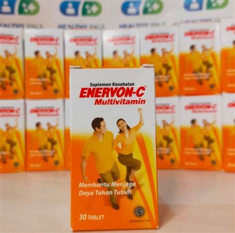 Enervon C Isi Tablet Multivitamin Vitamin C B Complex Enervon C