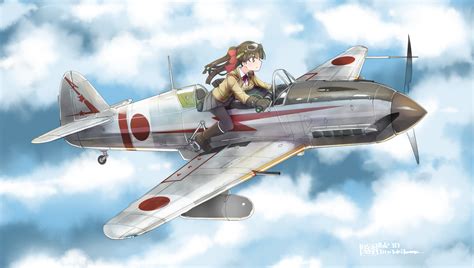 Download Anime Aviator Girls Hd Wallpaper