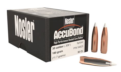 Nosler Accubond Cal Gr Spitzer Point Rd Box