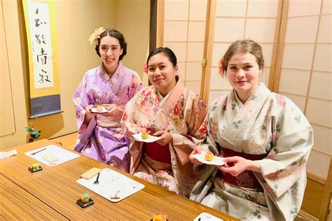 Sweets Making Kimono Experience Gion Kiyomizu At The Registered