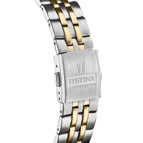 Festina Men S Black Automatic Stainless Steel Watch Bracelet F