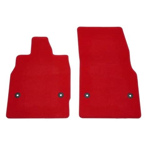 Gm C Corvette Stingray Front Floor Mats Adrenaline Red