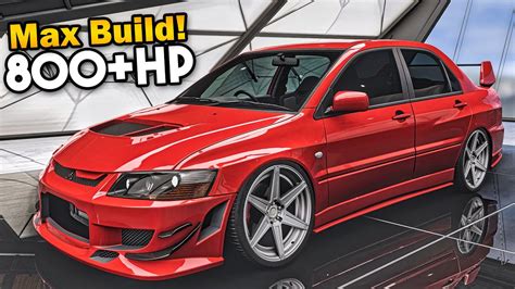 Forza Horizon 5 Car Customization 800 HP Mitsubishi Lancer Evolution