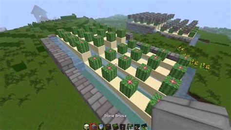 Minecraft Cactus Farm Cactus Harvester Tutorial YouTube