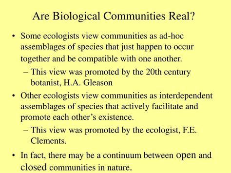 Ppt Biological Communities Powerpoint Presentation Free Download