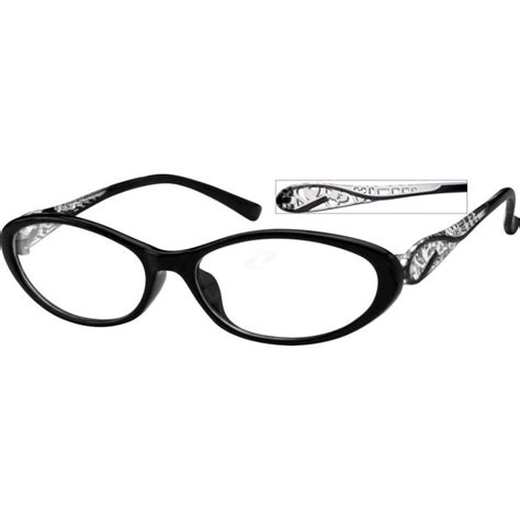 Black Oval Glasses 259221 Zenni Optical Affordable Glasses Zenni Zenni Optical