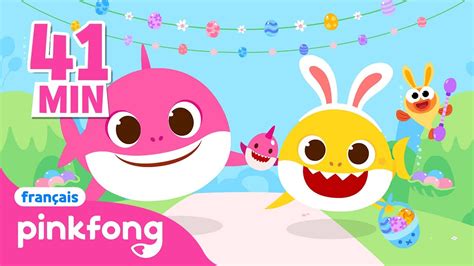 Trouvez les oeufs avec Baby Shark Comptines à Pâques Pinkfong Bébé