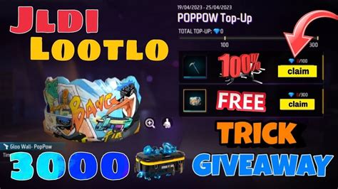 Poppow Top Up Event Freefire Freefire New Top Up Event Freefire New