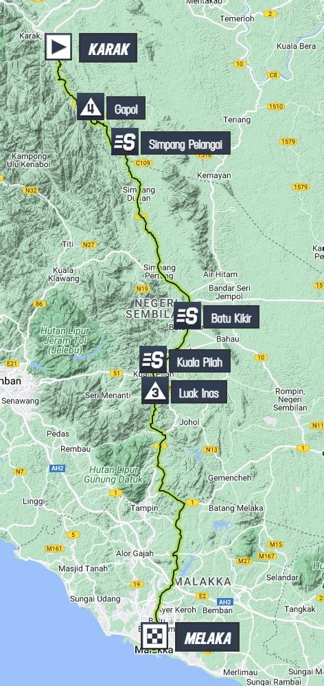 Stage Profiles PETRONAS Le Tour De Langkawi 2023 Stage 6