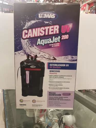 Filtro Canister Con Uv Aquajet200 Con Esterilizador Uv Envío gratis