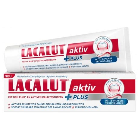 Lacalut Aktiv PLUS Zubna Pasta 75ml