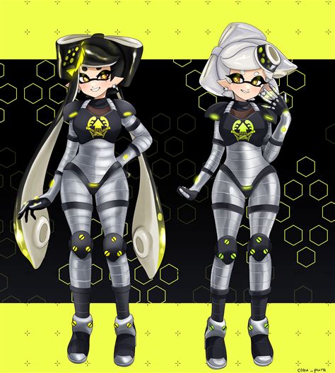 Clau 🍓 On Twitter Cyber Squid Sisters 💛🦑 スプラトゥーン3 Splatoon3