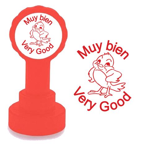 Teacher Stamp | Muy bien / Very Good Spanish Teacher Stamp. Free delivery