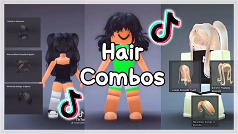 Roblox Tik Tok Compilation Today Roblox Tik Tok Hair Combos