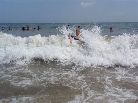 Misquamicut Beach, Westerly, Rhode Island- playing in the waves at the ...