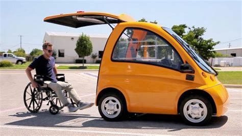 Special Electric Car For Wheelchair Users Transportation Solutions