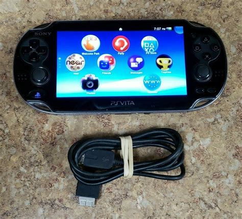 Sony PS Vita PCH 1001 Unlit Handheld Plot Pre Owned Free Shipping