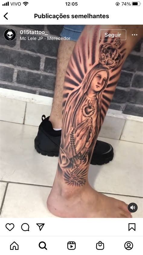 Pin De Kleber Assis Em Meus Pins Salvos Tatuagem Na Perna Tatuagem