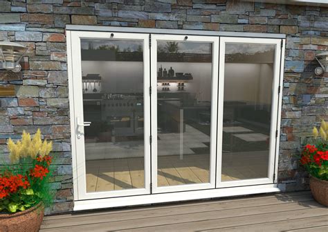 2700mm White Aluminium Bifold Doors 3 Right At Vivid Doors