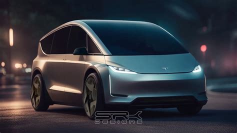 Tesla Model V Concept Rendering Flaunts a Family Van That's Cooler Than ...