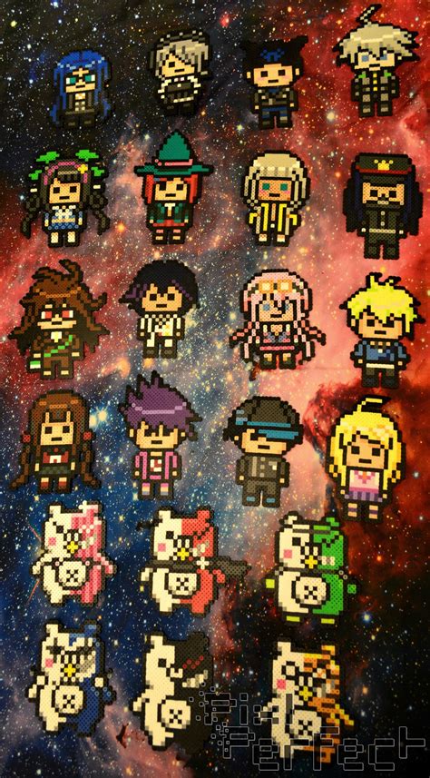 Danganronpa V3 Perler Sprites Etsy Perler Art Pokemon Perler Beads Diy Perler Beads