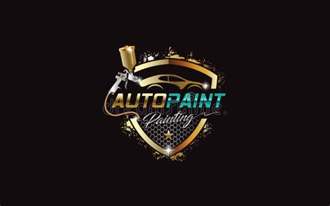 Illustration Graphic Vector Of Auto Car Painting Logo Design Template