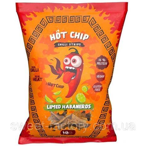 Купити Сухарики Hot Chip Chilli Strips Limed Habaneros 80g ціна 199 Prom ua ID 1874416278