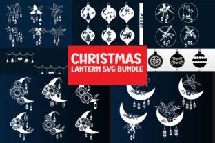 Christmas Layer Cut Lantern Svg Bundle Graphic By St Creative Fabrica