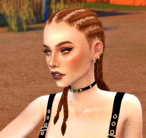 Sims 4 Cornrow Hair Cc Maxis Match Alpha Fandomspot