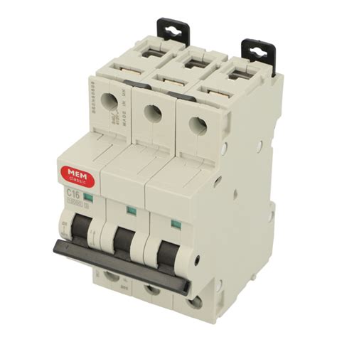 MEM CLASSIC MEMSHIELD MCB CIRCUIT BREAKER MEMSHIELD 2 16A 10KA