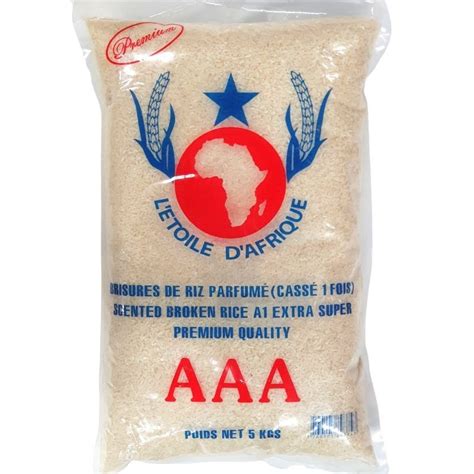 Brisure de riz parfumé cassé 1 fois 5kg Etoile d Afrique Pani