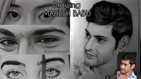 Drawing Mahesh Babu Realistic Pencil Drawing Josevic Al Youtube