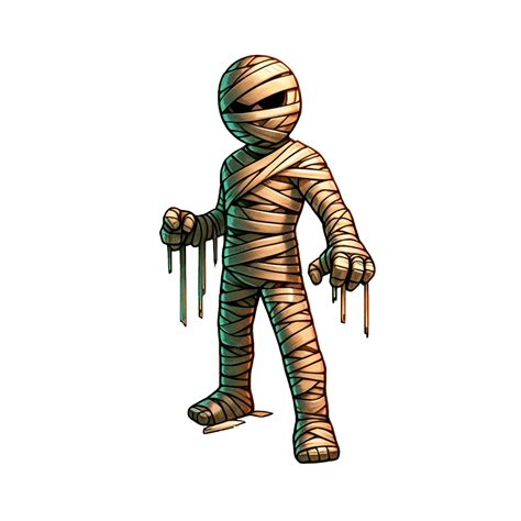 An Illustration Of A Mummy Premium Ai Generated Vector