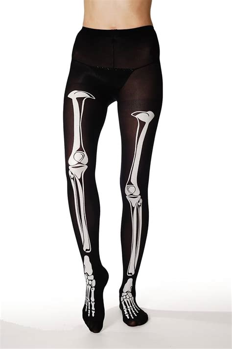 Plus Size Skeleton Tights Uk