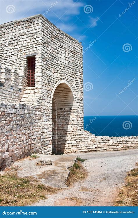 Kaliakra Fortress stock photo. Image of tower, landscape - 10314504